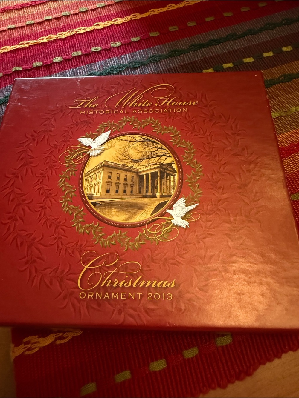 White House Historical Association Christmas Ornament 2013